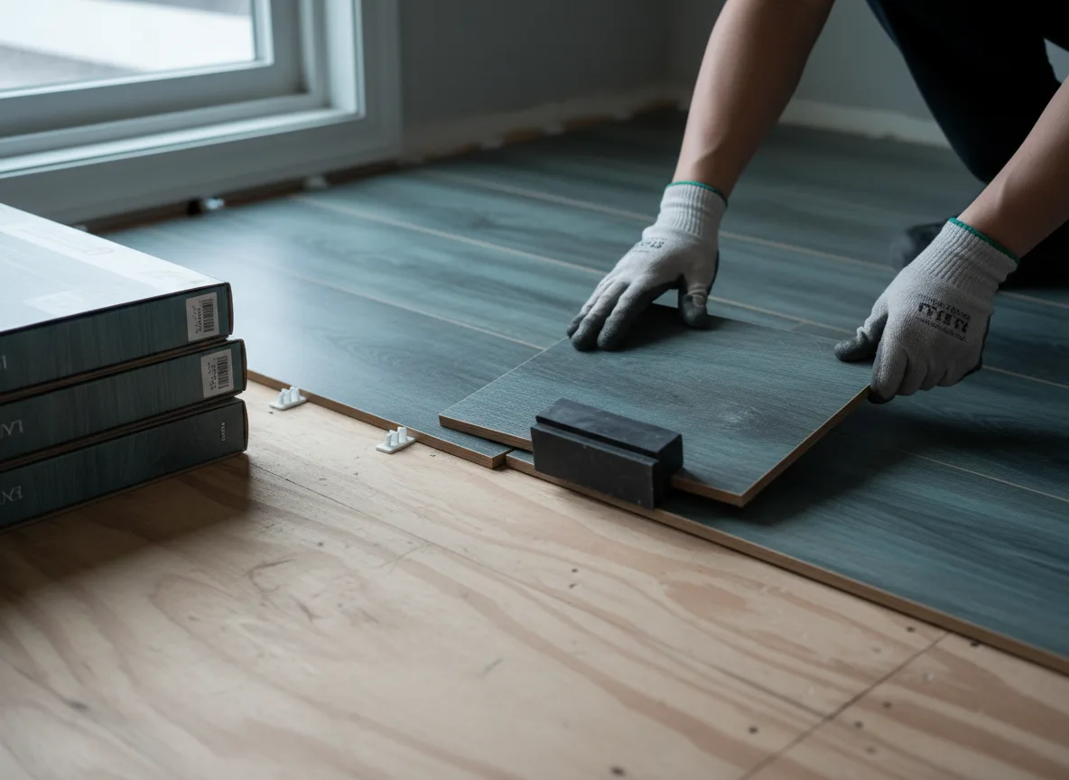 Luxury Vinyl Plank Installation company in Little Eagle, SD